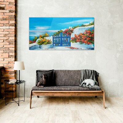 Tableau photo sur verre Porte du paradis