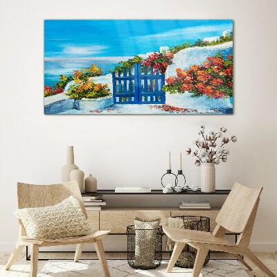 Tableau photo sur verre Porte du paradis