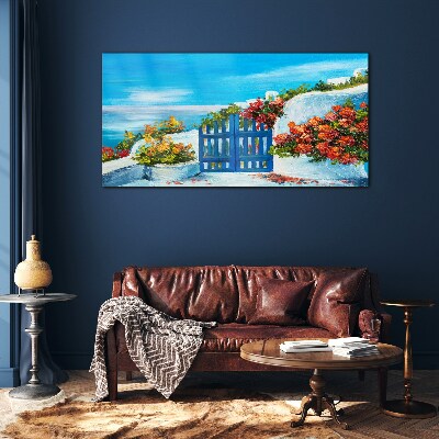 Tableau photo sur verre Porte du paradis