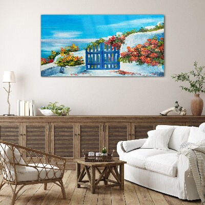 Tableau photo sur verre Porte du paradis