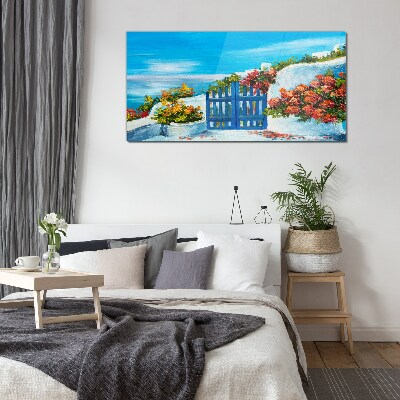 Tableau photo sur verre Porte du paradis