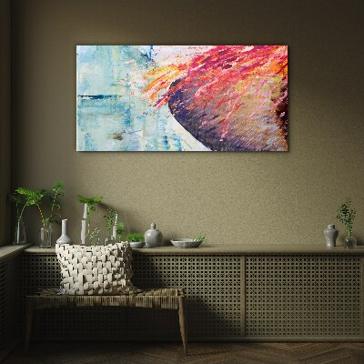 Tableau en verre Couleurs en mouvement
