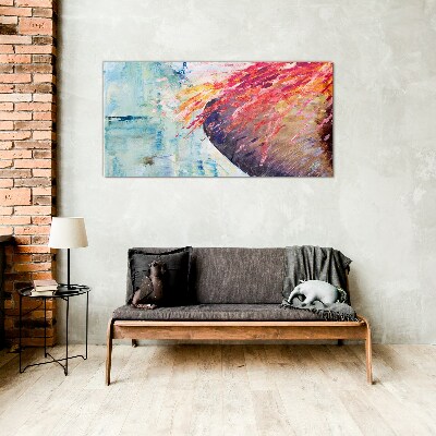 Tableau en verre Couleurs en mouvement