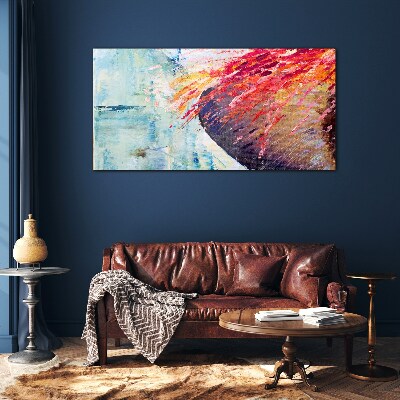 Tableau en verre Couleurs en mouvement