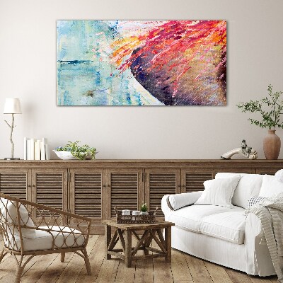 Tableau en verre Couleurs en mouvement