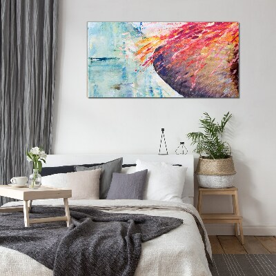 Tableau en verre Couleurs en mouvement