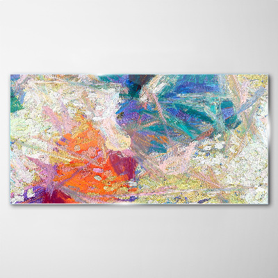 Tableau photo sur verre Abstraction colorée en mouvement