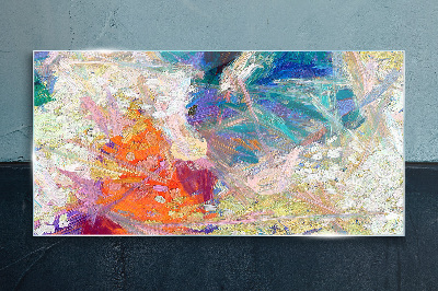 Tableau photo sur verre Abstraction colorée en mouvement