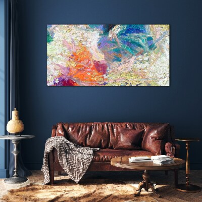 Tableau photo sur verre Abstraction colorée en mouvement