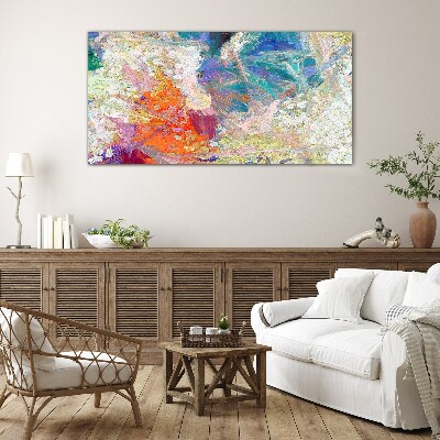 Tableau photo sur verre Abstraction colorée en mouvement