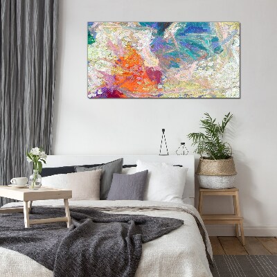 Tableau photo sur verre Abstraction colorée en mouvement