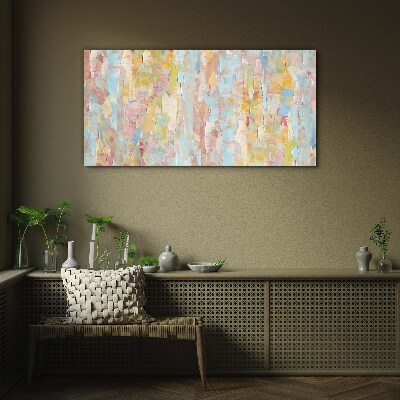 Tableau sur verre Reflets pastel dans le verre