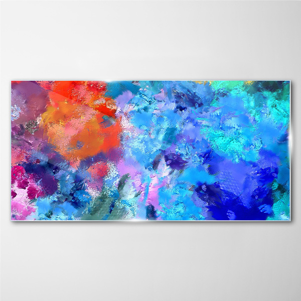 Tableau en verre Les couleurs de l'émotion dans la danse abstraite