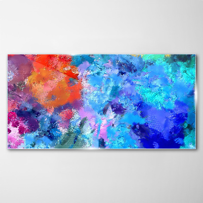 Tableau en verre Les couleurs de l'émotion dans la danse abstraite