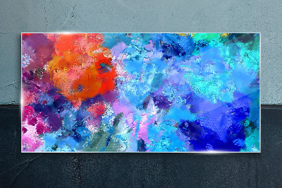 Tableau en verre Les couleurs de l'émotion dans la danse abstraite