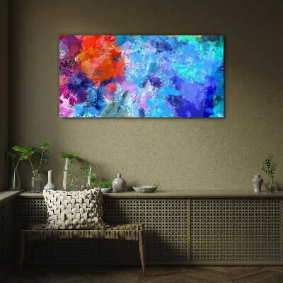 Tableau en verre Les couleurs de l'émotion dans la danse abstraite