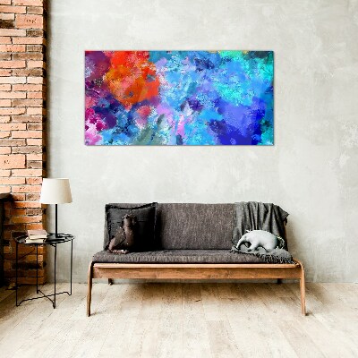 Tableau en verre Les couleurs de l'émotion dans la danse abstraite