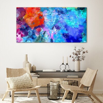 Tableau en verre Les couleurs de l'émotion dans la danse abstraite