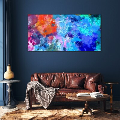 Tableau en verre Les couleurs de l'émotion dans la danse abstraite