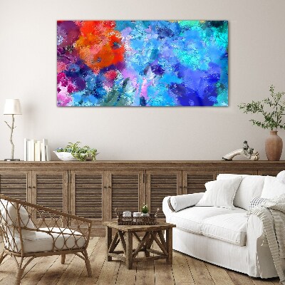 Tableau en verre Les couleurs de l'émotion dans la danse abstraite