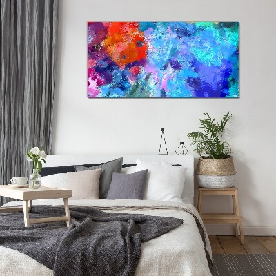 Tableau en verre Les couleurs de l'émotion dans la danse abstraite