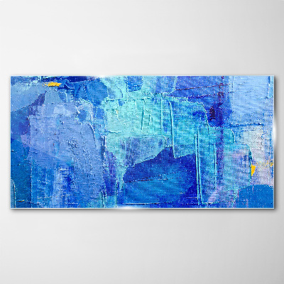 Tableau sur verre Le ciel est dans des tons de bleu