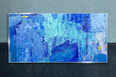 Tableau sur verre Le ciel est dans des tons de bleu