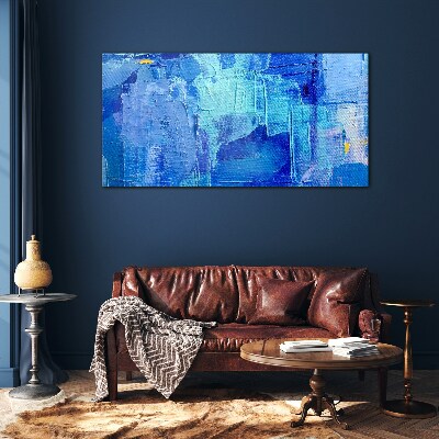 Tableau sur verre Le ciel est dans des tons de bleu