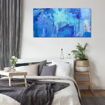 Tableau sur verre Le ciel est dans des tons de bleu