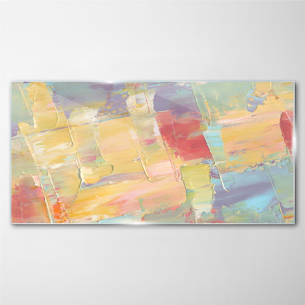 Tableau photo sur verre Abstractions pastel en mouvement