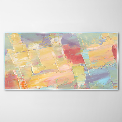 Tableau photo sur verre Abstractions pastel en mouvement