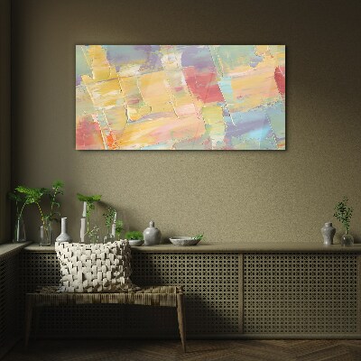 Tableau photo sur verre Abstractions pastel en mouvement
