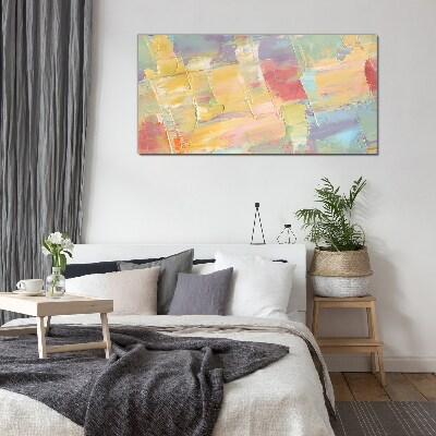 Tableau photo sur verre Abstractions pastel en mouvement