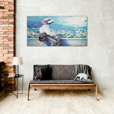 Tableau photo sur verre Rêver d'un matin d'été