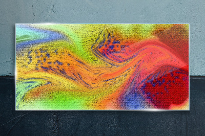 Tableau photo sur verre Un tourbillon coloré d'émotions