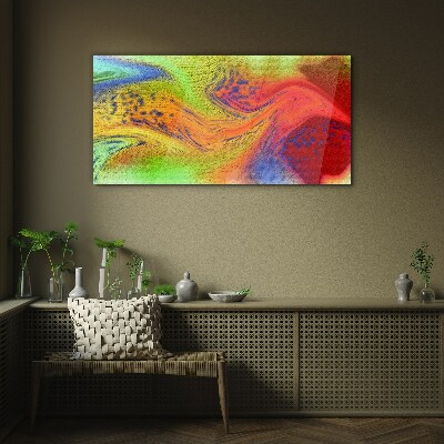 Tableau photo sur verre Un tourbillon coloré d'émotions