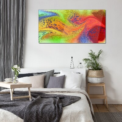 Tableau photo sur verre Un tourbillon coloré d'émotions