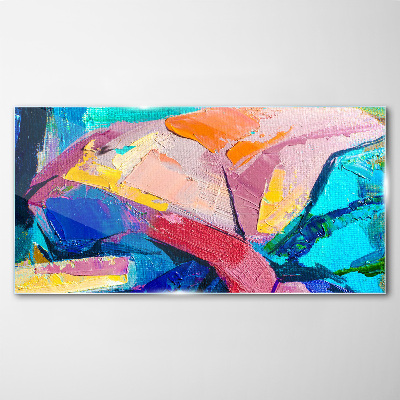 Tableau imprimé sur verre Couleurs en mouvement