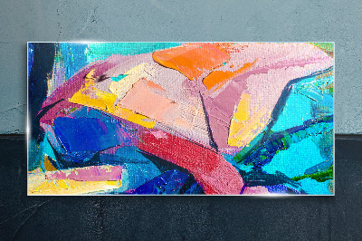 Tableau imprimé sur verre Couleurs en mouvement