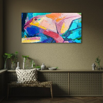 Tableau imprimé sur verre Couleurs en mouvement