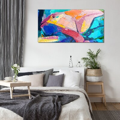 Tableau imprimé sur verre Couleurs en mouvement