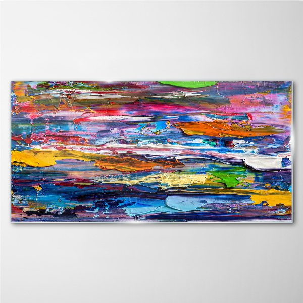 Tableau sur verre Paysage abstrait coloré