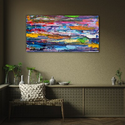 Tableau sur verre Paysage abstrait coloré