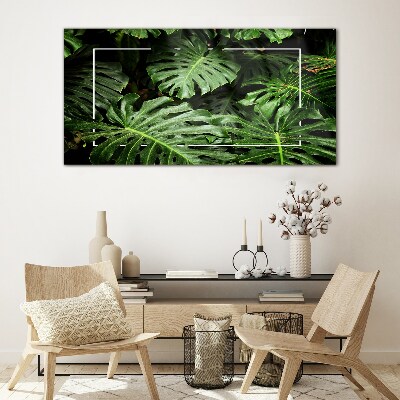 Tableau photo sur verre Jungle verte