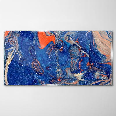 Tableau en verre Vague cosmique de la mer