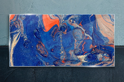 Tableau en verre Vague cosmique de la mer