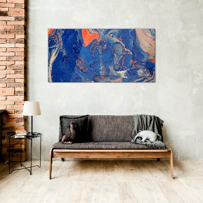 Tableau en verre Vague cosmique de la mer