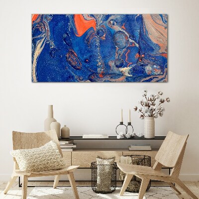 Tableau en verre Vague cosmique de la mer