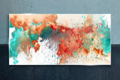 Tableau photo sur verre Turbulences émotionnelles colorées