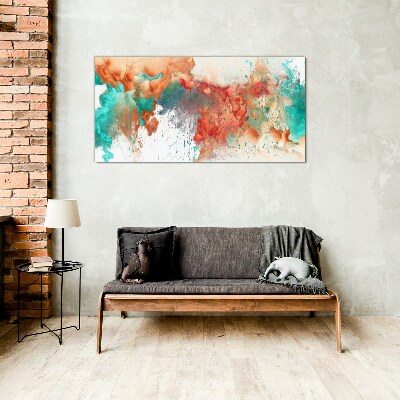 Tableau photo sur verre Turbulences émotionnelles colorées